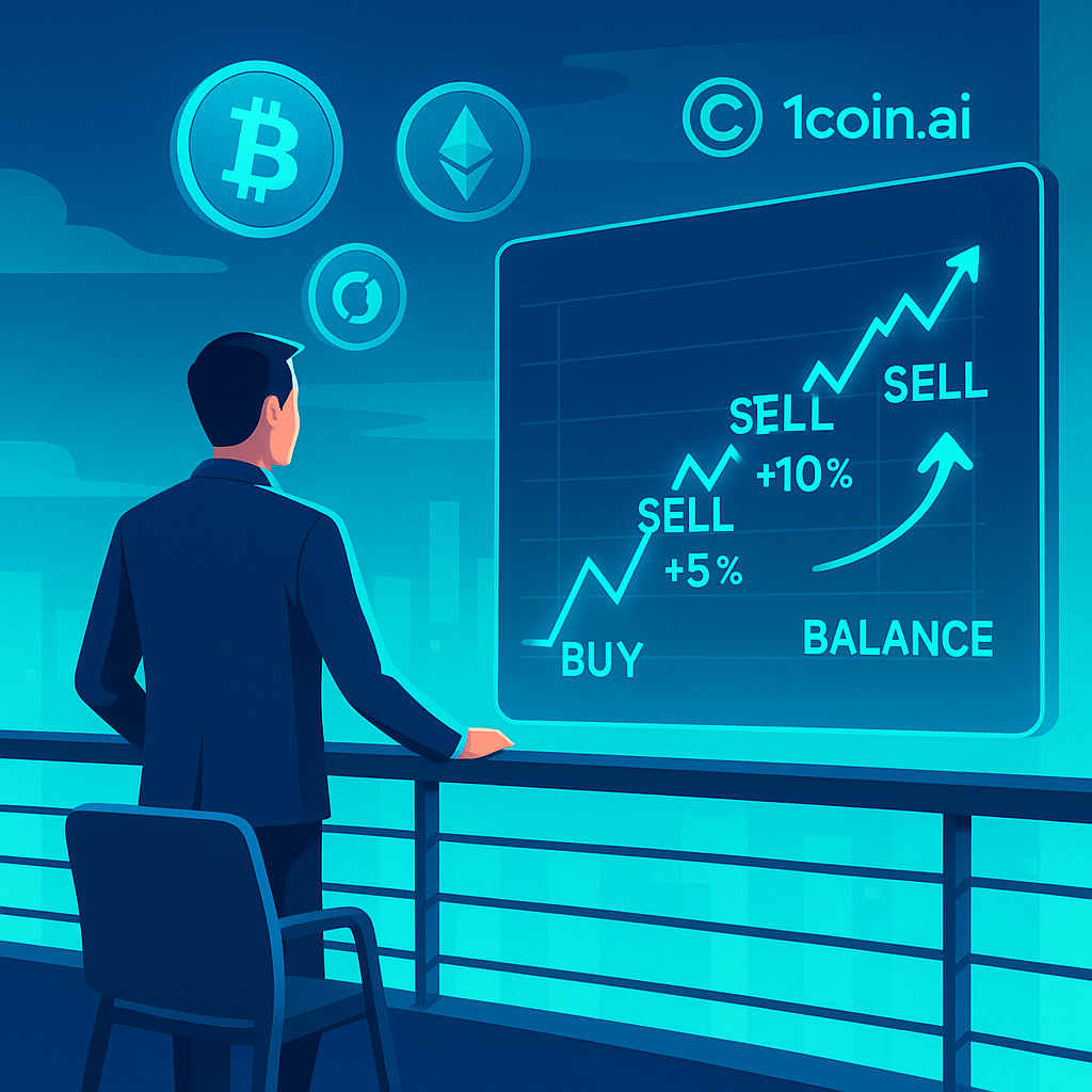 Stop Working for Your Crypto: Let 1coin.ai Trade While You Watch from Above—Start with One Click!